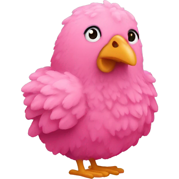 Pink chicken nugget emoji