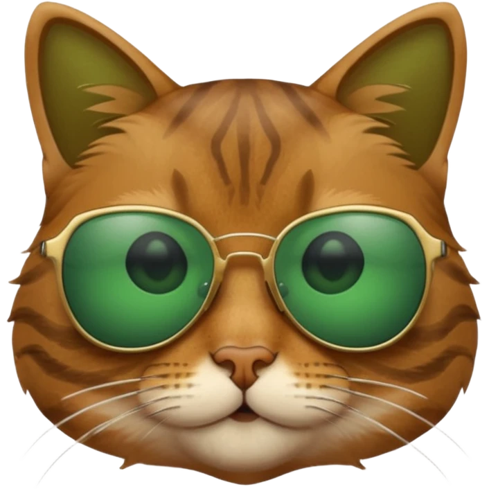 Cat wearing sunglasses emoji