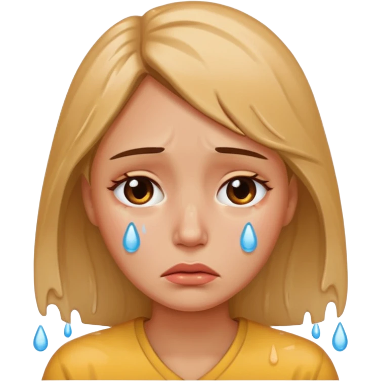 Mujer llorando emoji