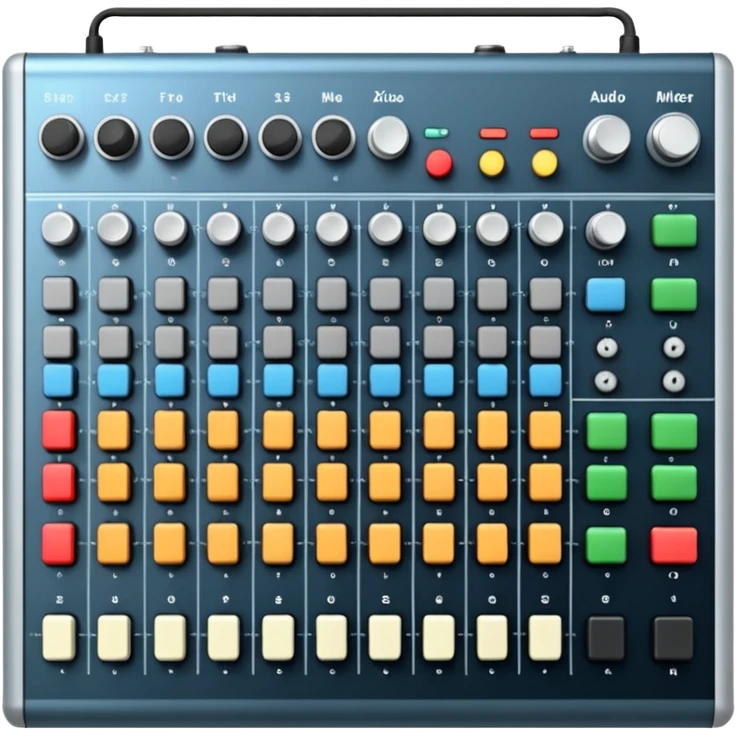 audio mixer emoji