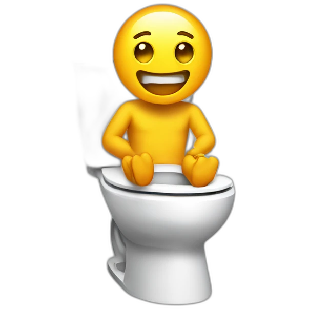 Astarion on toilet emoji