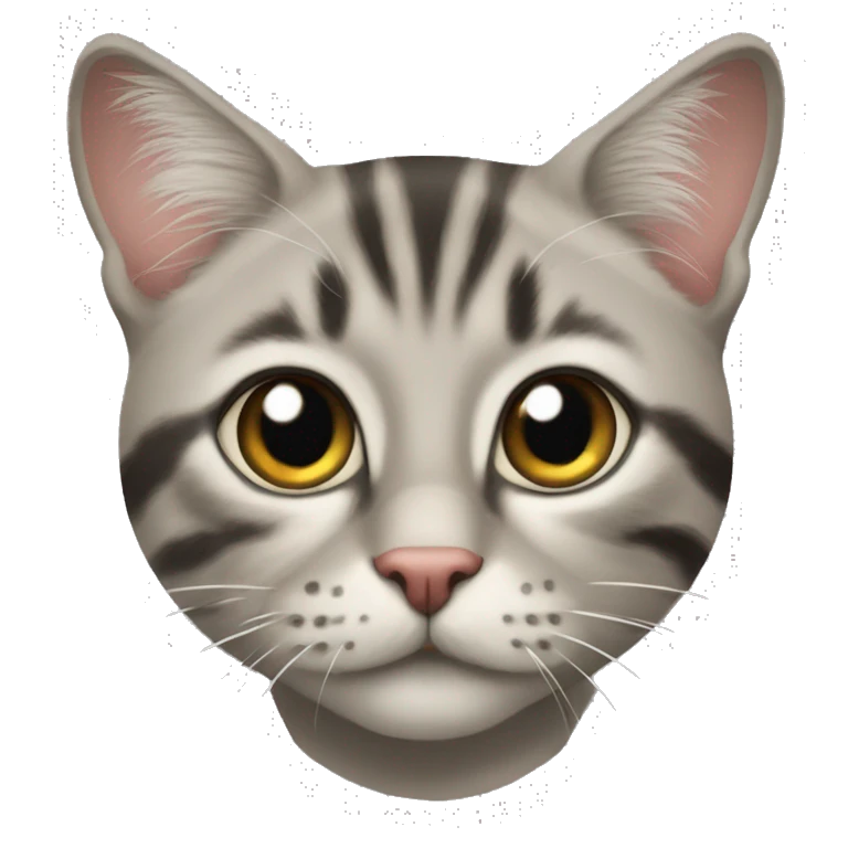Коричневая кошка с веснушками  emoji