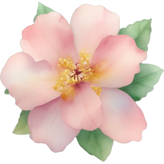 Watercolor floral feminine  emoji