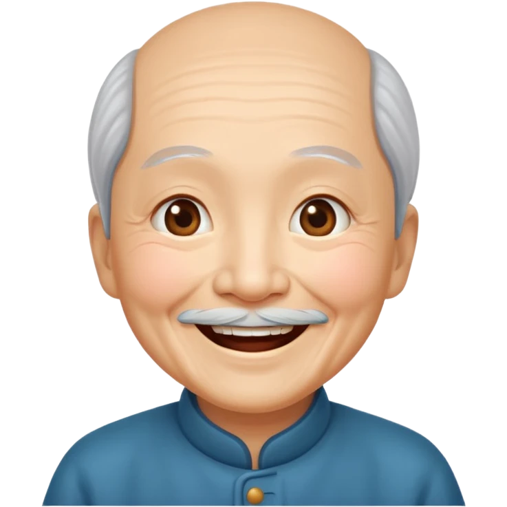 old chinese showing Joy - feeling of great happiness and pleasure emoji