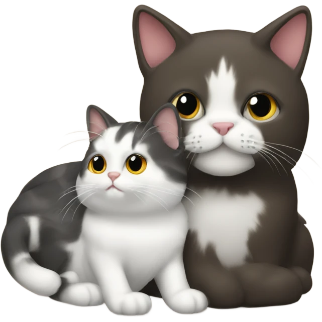 a  cat with bo emoji