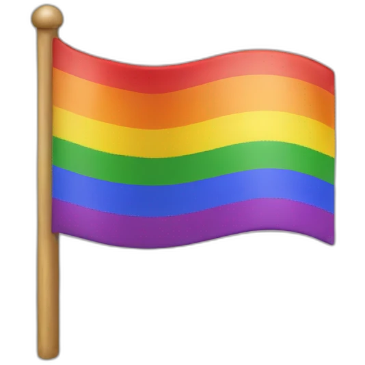 Gay flag emoji