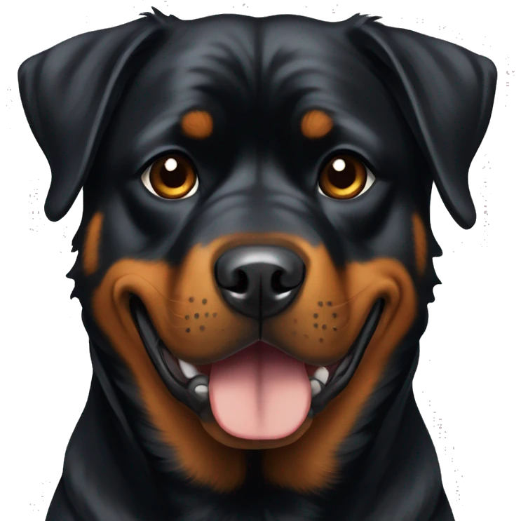 Rottweiler Rottweiler emoji