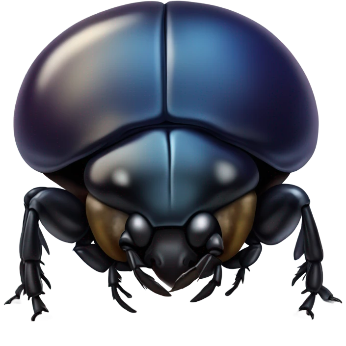 A beetle that likes poop emoji