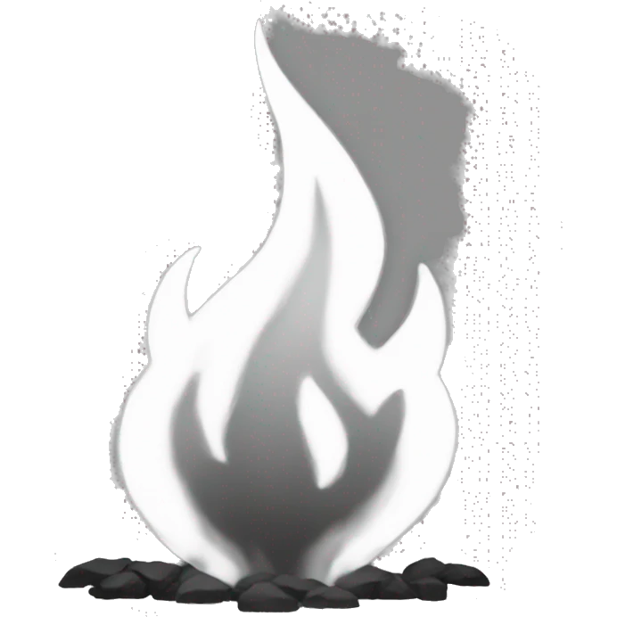 White fire emoji