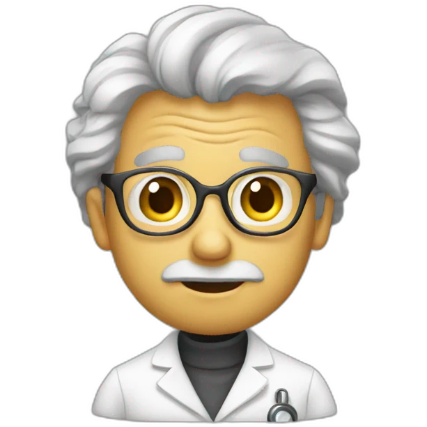Terrorific scientist emoji