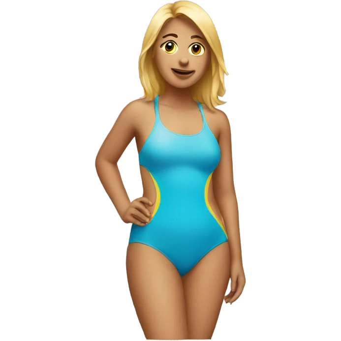 an emoji with a swim suit on emoji
