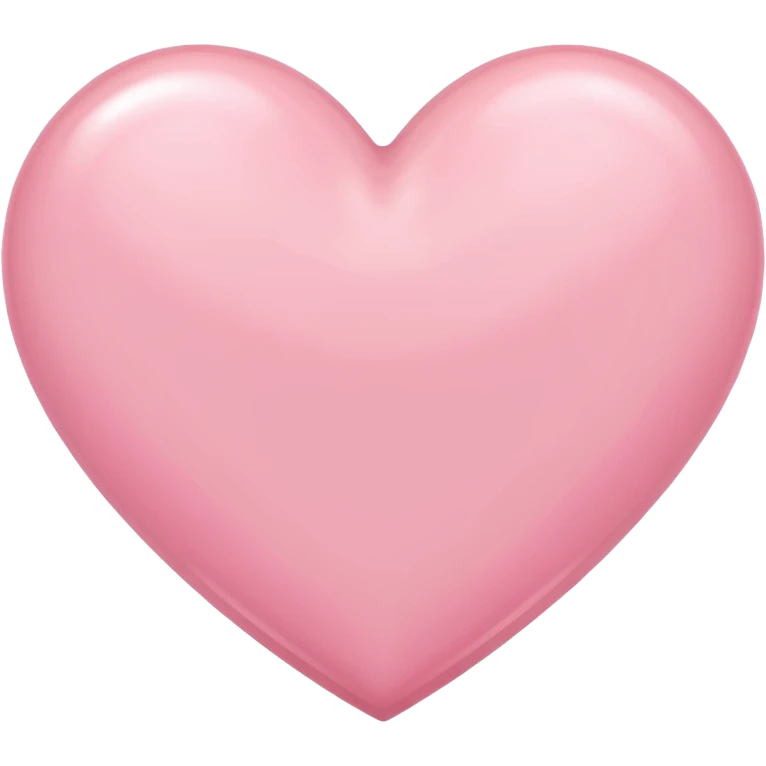light pink heart  emoji