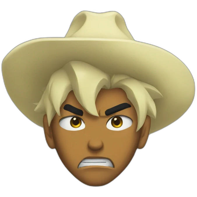 Cowboy bebop angry emoji