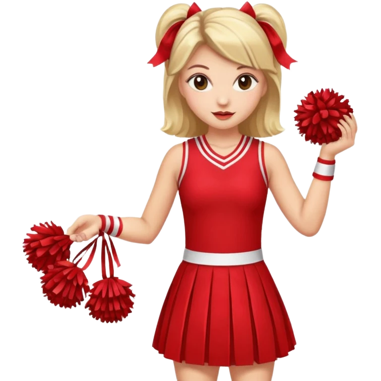 cheer leader dress emoji