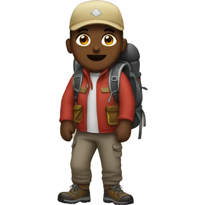 Me hiking emoji