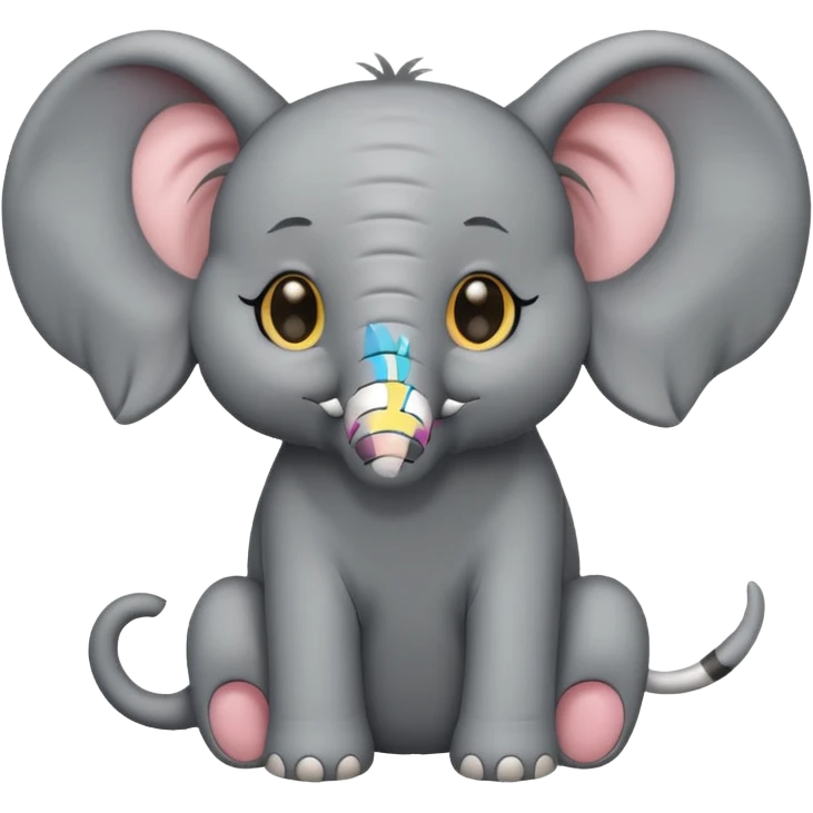 Fucking elephant with cat emoji