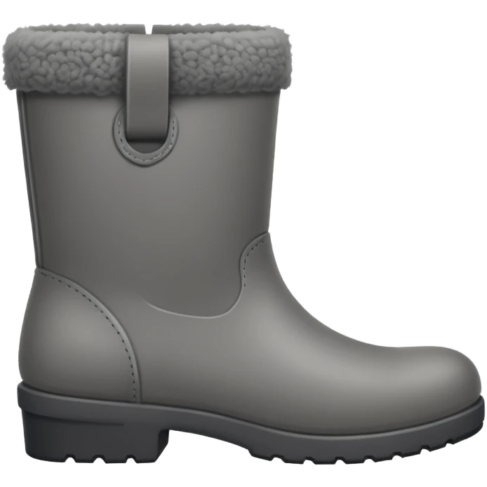 A felt boots emoji