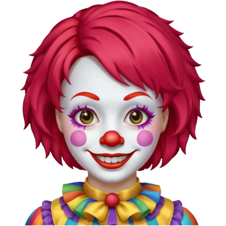 Clown woman emoji