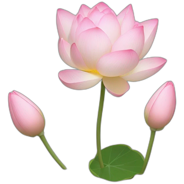 Lotus and Rose hybrid flower emoji