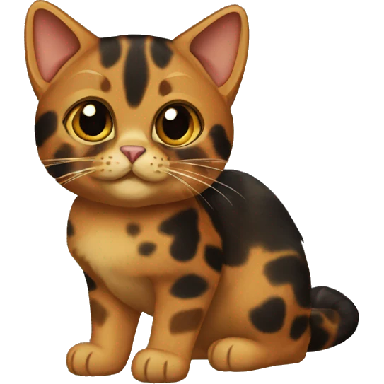 Tortoiseshell Cat Breed Full Body emoji