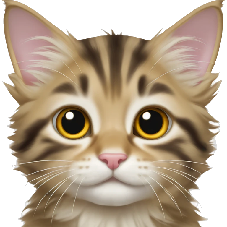 Butter Maine coon kitten emoji