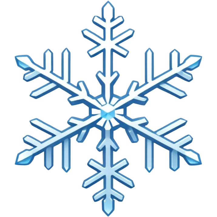 snow flake emoji