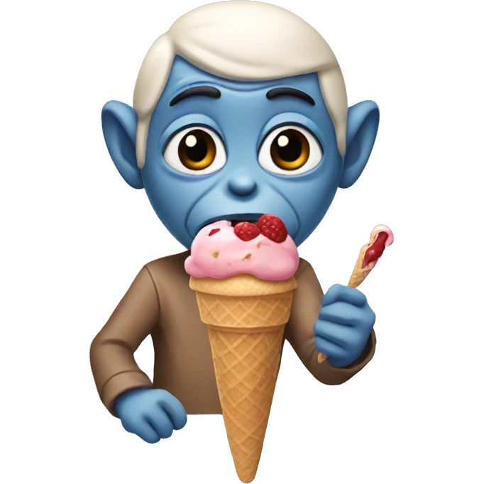 Et eat ice cream  emoji