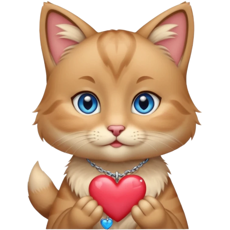 Neko in love emoji