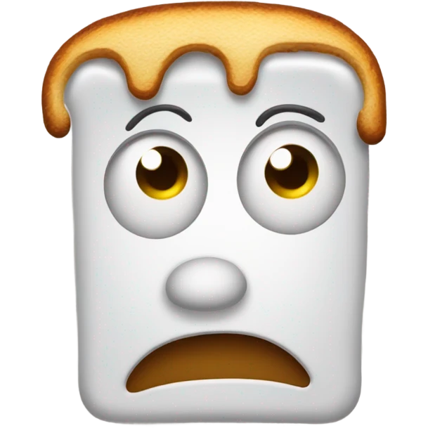 sad toast emoji emoji