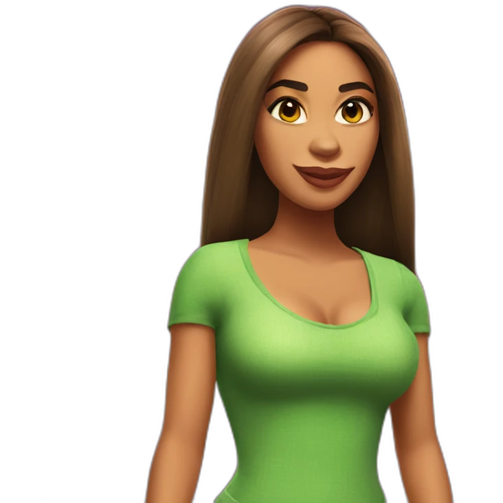 anitta de shrek emoji