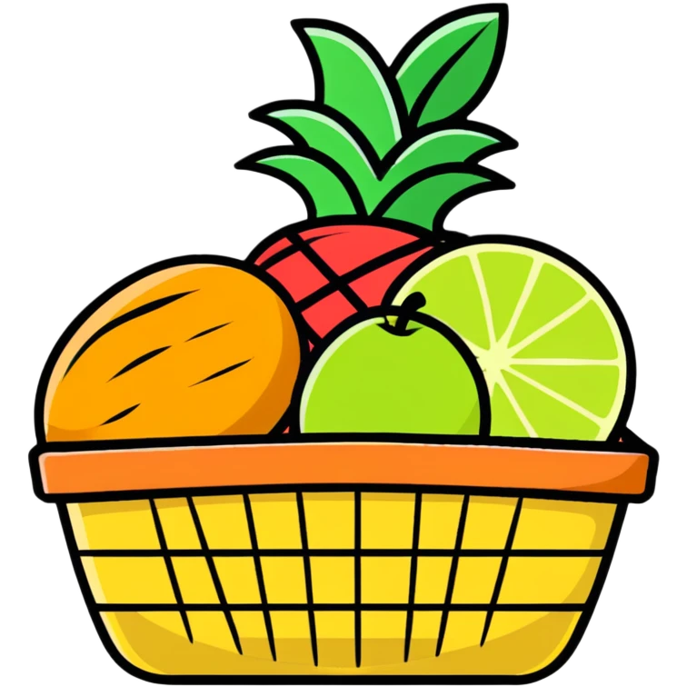 fruit basket emoji