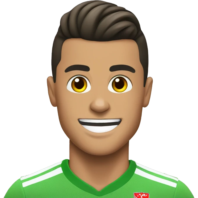 Create cristiano ronaldo celebrating the sui  emoji