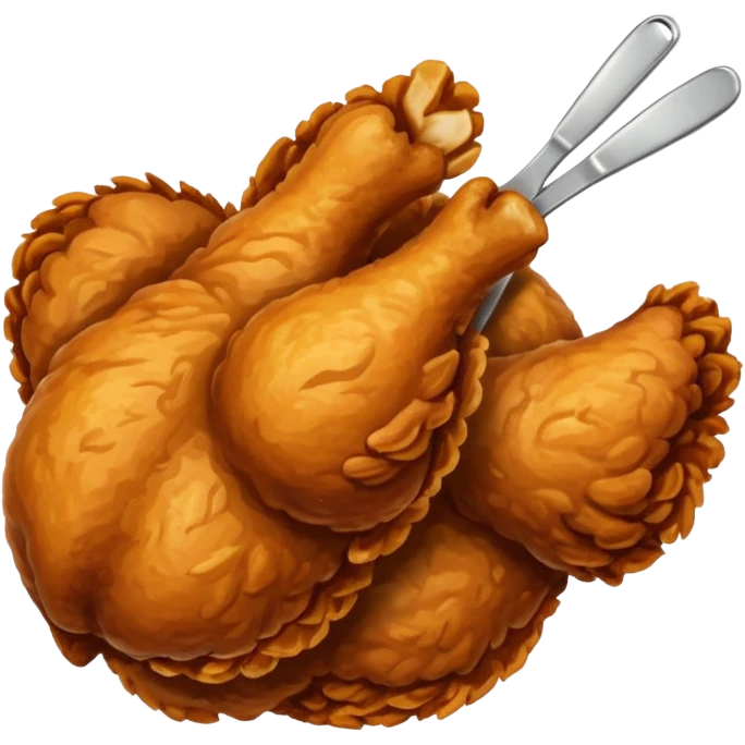 chicken fried emoji