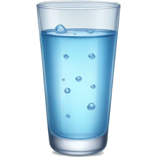 Glass of water  emoji