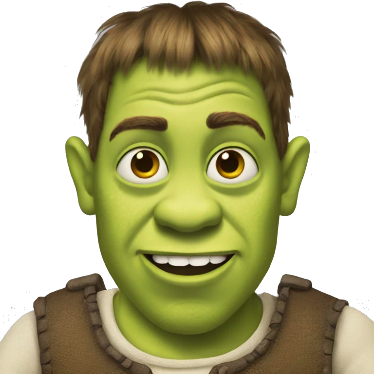 Ugly shrek emoji