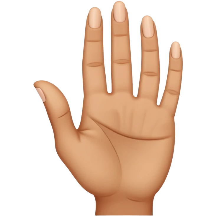 The Moroccan middle finger. It’s the palm of your hand pointing towards me but the middle finger pointing at me and the others sraaight with the hand  emoji