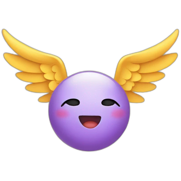 A star with wings emoji
