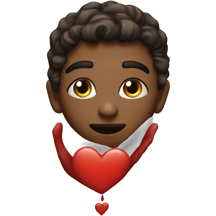 Giving my heart to you; hoping you won’t break it; hoping you don’t leave me emoji