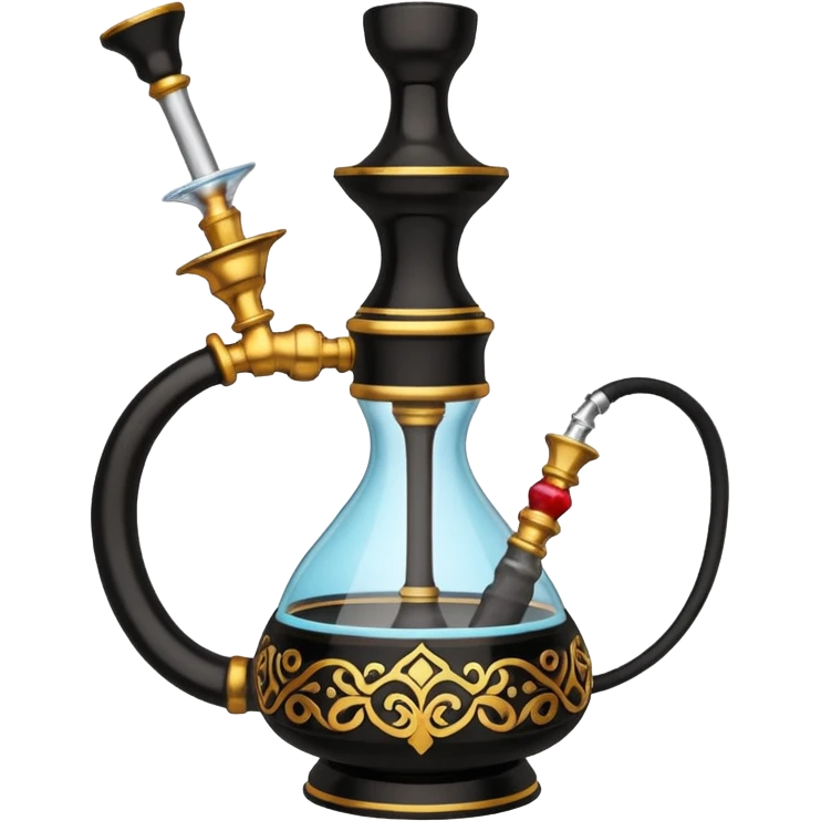 Shisha black  emoji