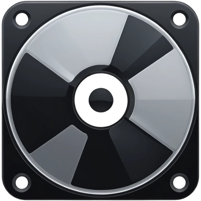 black computer disk emoji