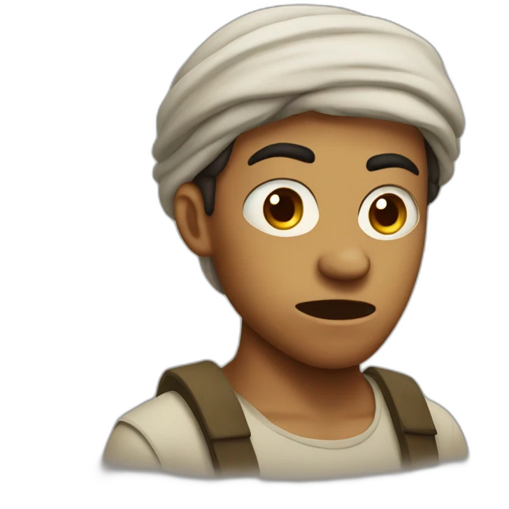 angry, young, israelite man, olive skin emoji