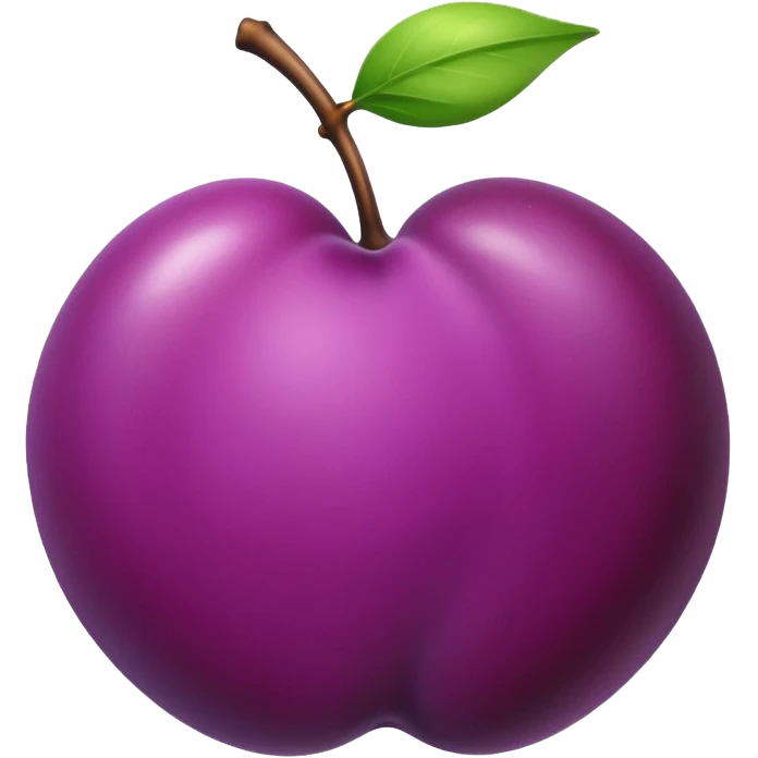 Plum emoji