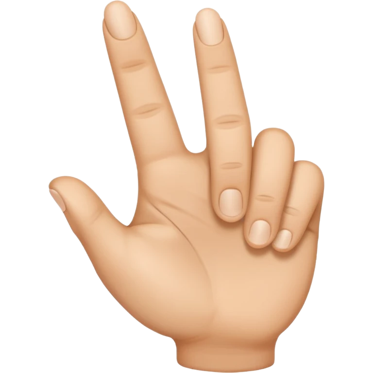 2 pointing fingers emoji