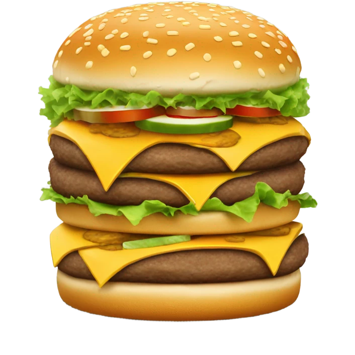 Big Mac but bigger emoji