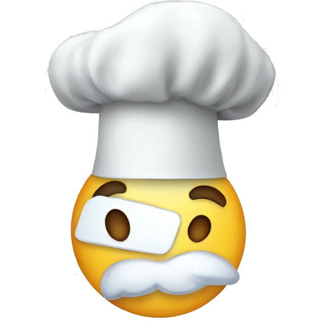 goofy chef hat emoji