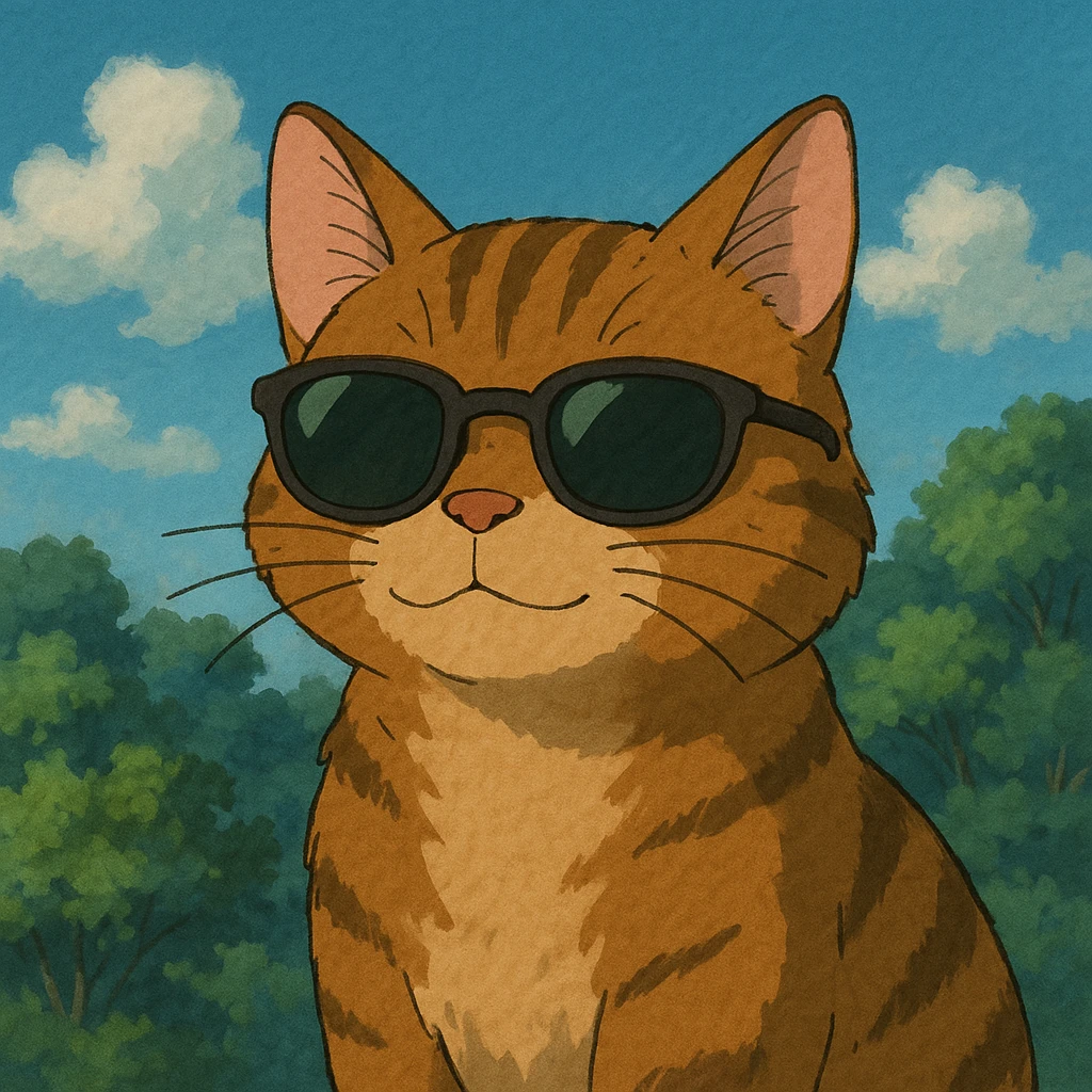 cat wearing sunglasses emoji