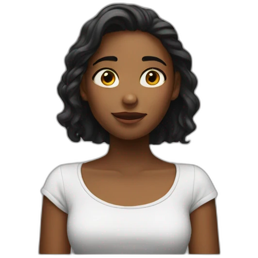Girl watching Netflix  emoji