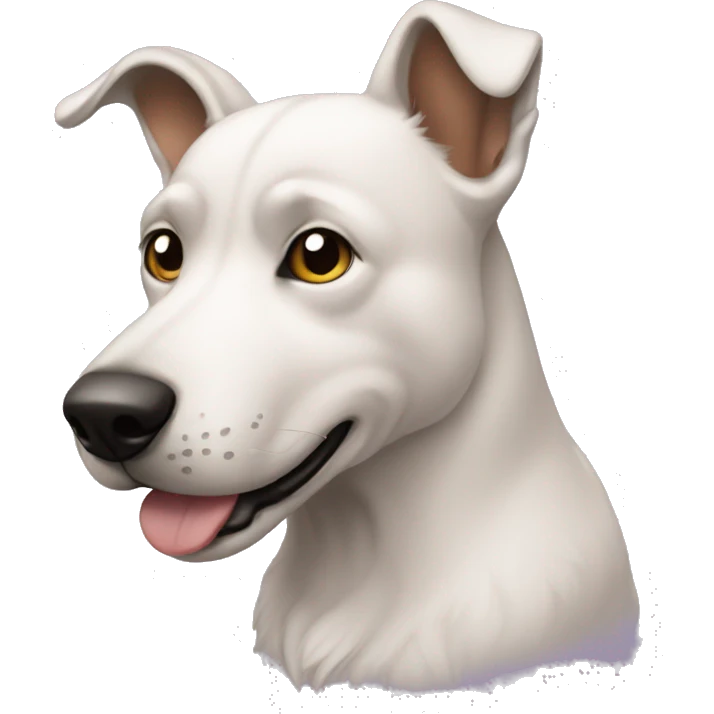 perro saludando emoji