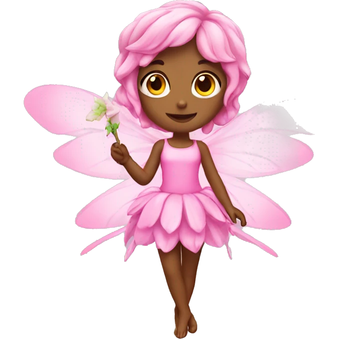 Pink fairy  emoji