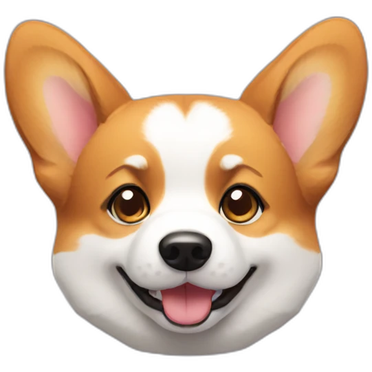 cute corgi emoji